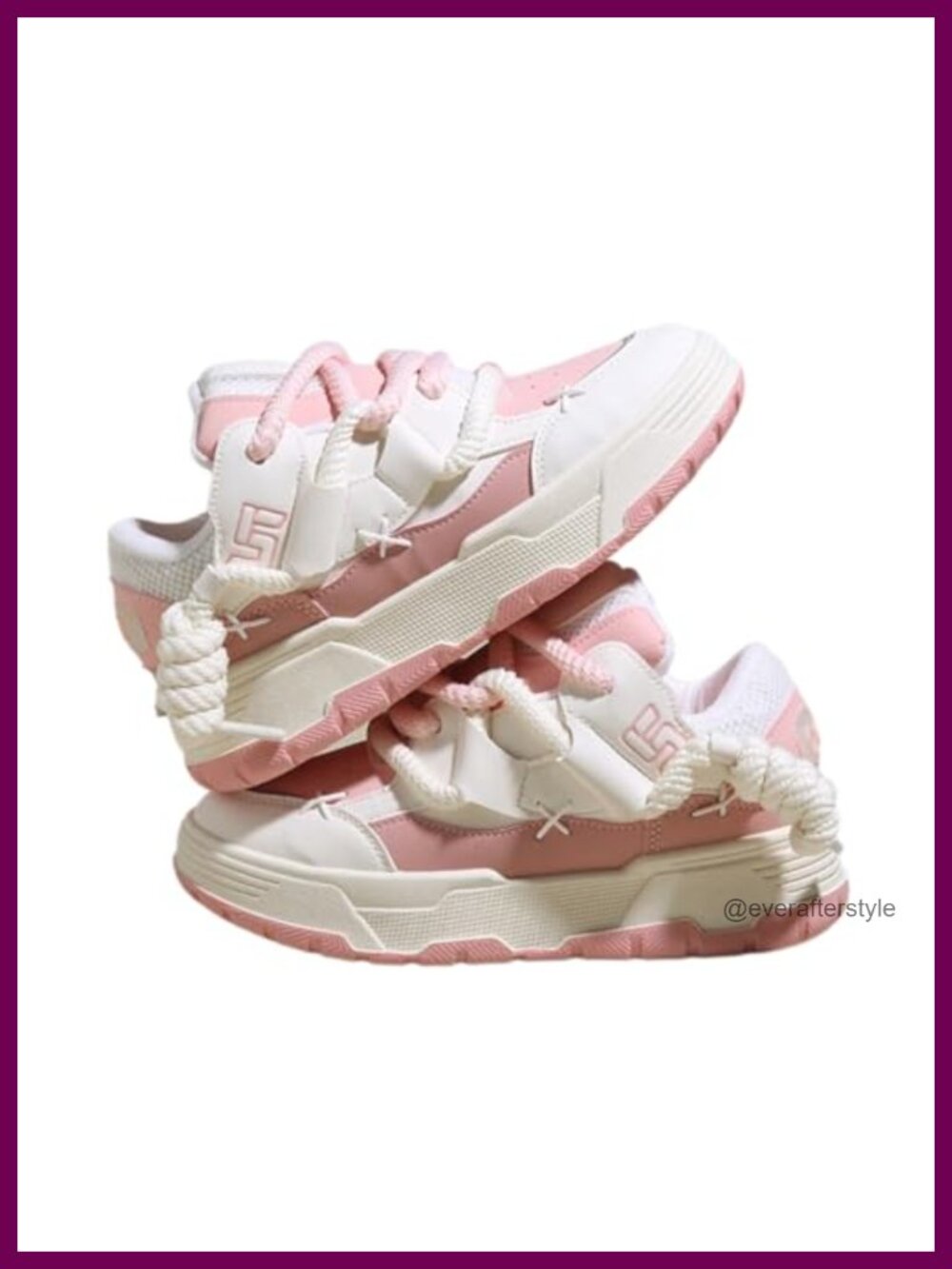 Y2K Chunky Platform Sneakers Women Thick Sole Walking Shoes Kawaii Cute